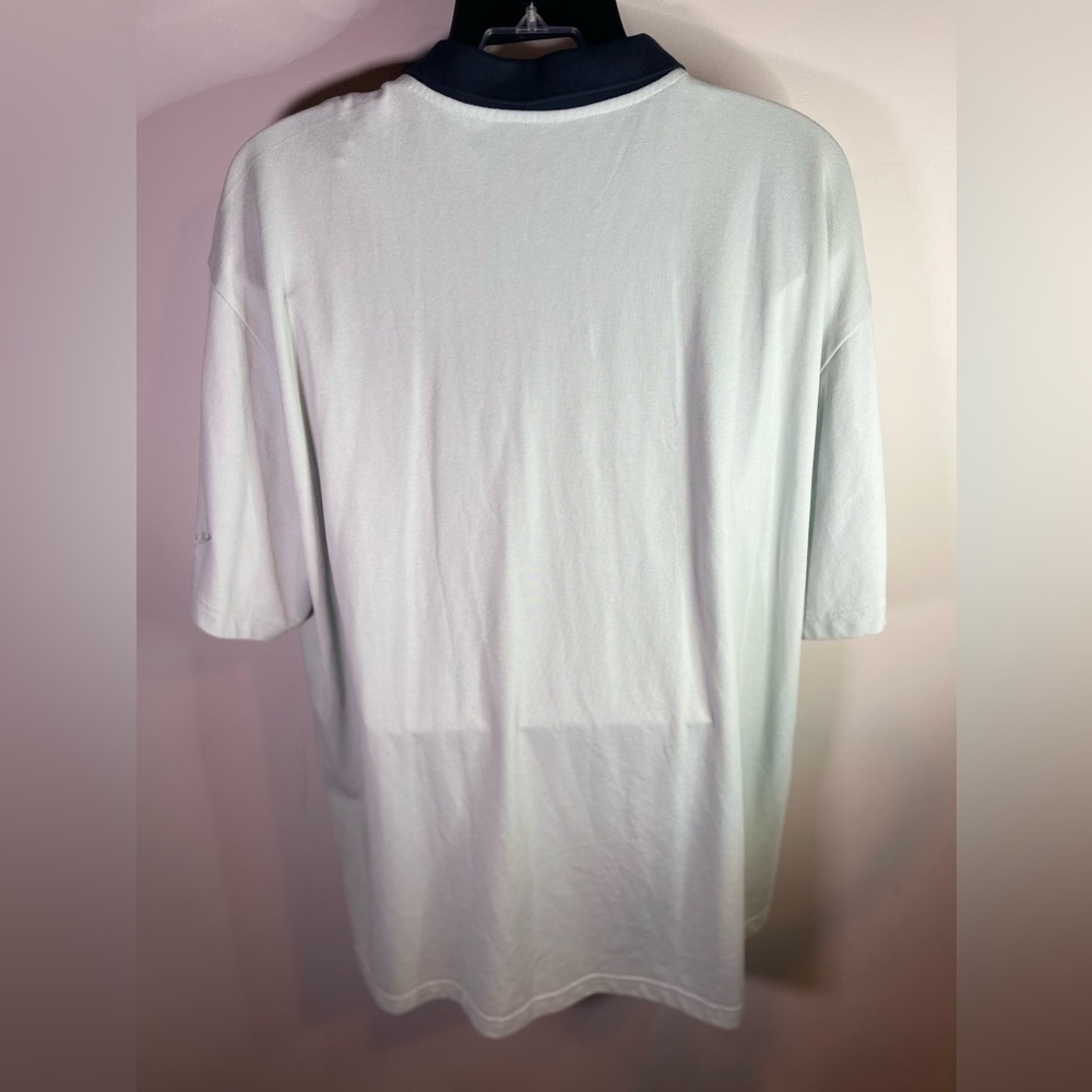Adidas Golf Polo Shirt 2XL Mint Green/Black HZ4173 W/ Embroidered Sleeve - Picture 5 of 8